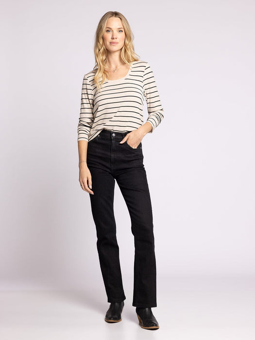 Thread & Supply • Lauren Top - Birch & Black