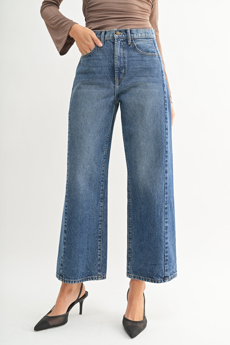 Just Black Denim • Barrel Jean Twist - Dark Denim