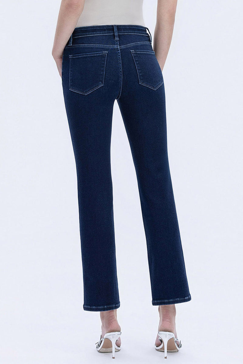 Vervet Carlene Mid Rise Ankle Slim Straight Glorious Joy