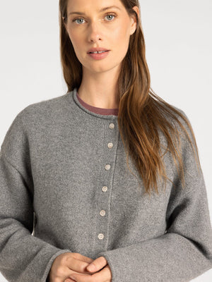 Thread & Supply • Dover Cardigan - Heather & Charcoal