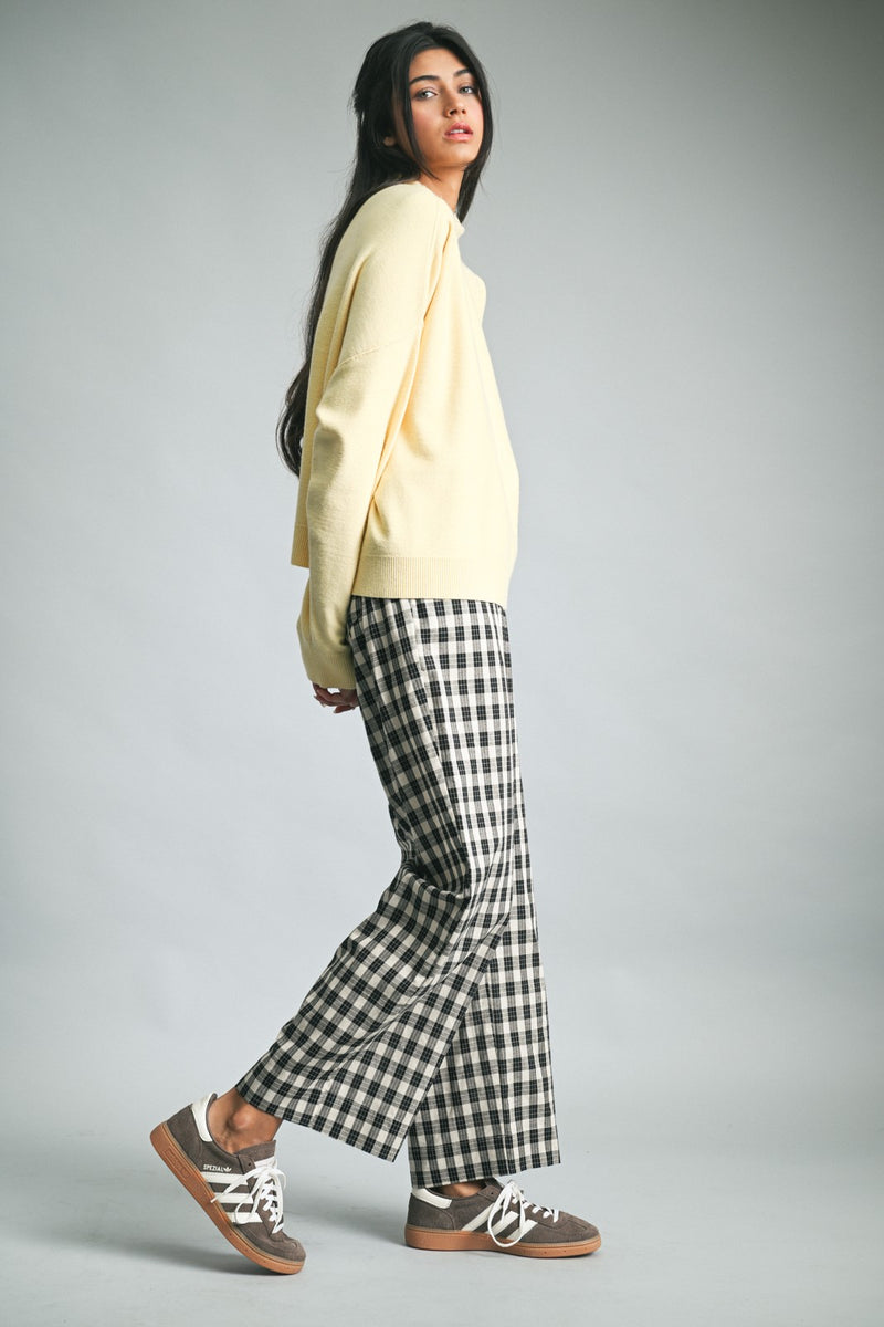 Mock Neck Sweater - Butter