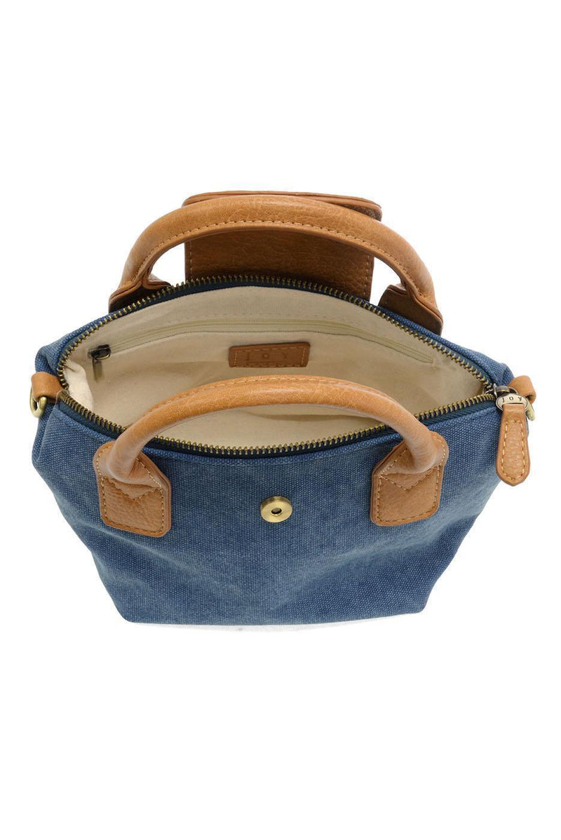 Denim Blue Mini Canvas Tote