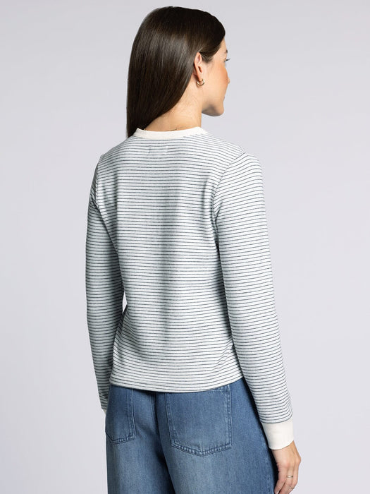 Thread & Supply • Aeris Top - White & Navy