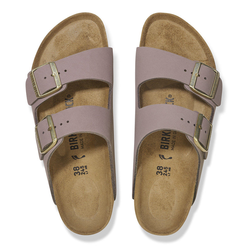 Birkenstock • Arizona Nubuck (Narrow Fit) - Faded Purple