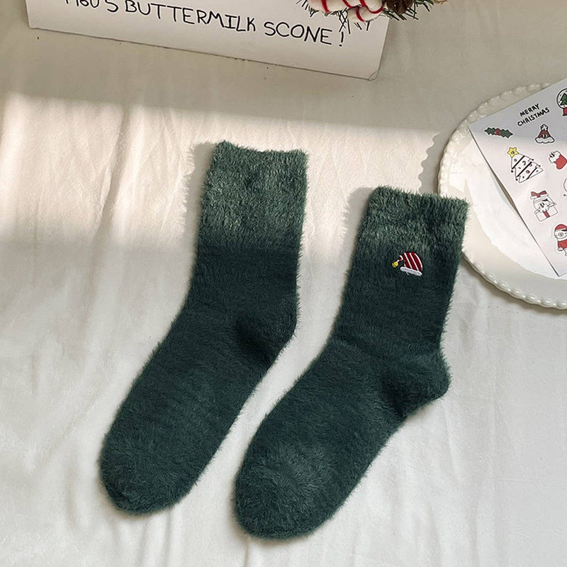 Christmas Socks - Dark Green