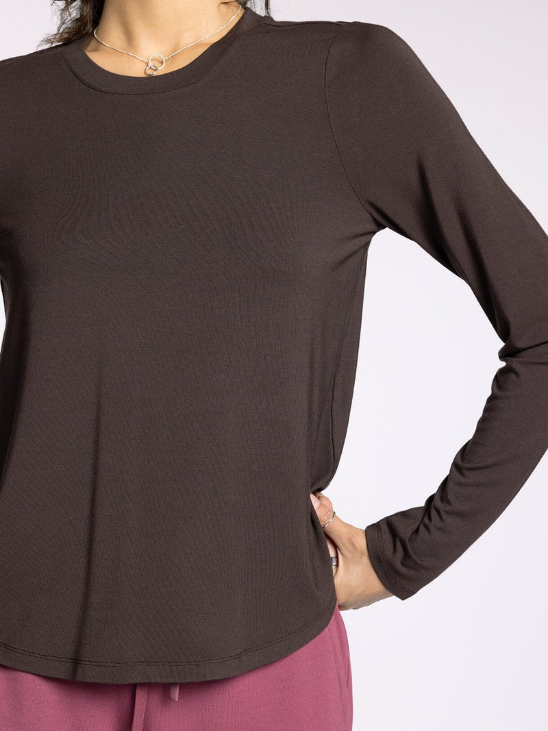 Thread & Supply • Stassia Top - Coffee Bean