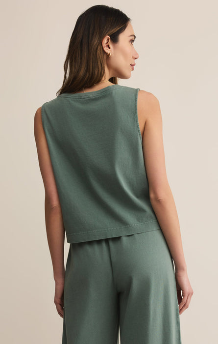 Z Supply • Sloane V Neck Top - Hunter Green