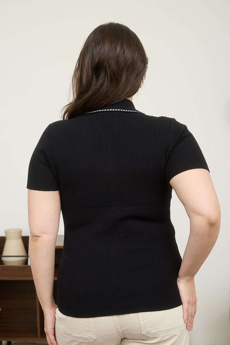 Sweater Polo Black