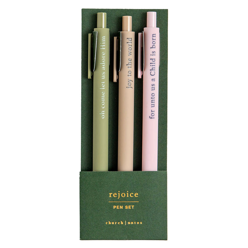Church Notes • Rejoice Bible Study Pen Set
