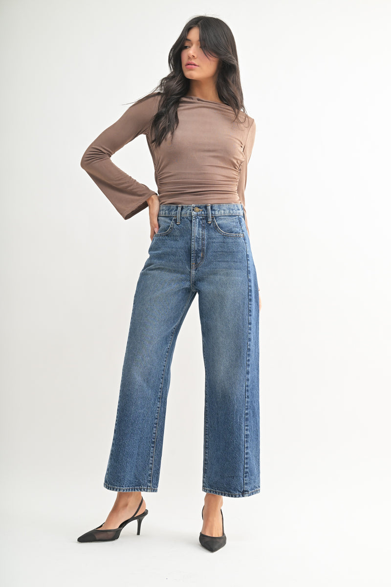 Just Black Denim • Barrel Jean Twist - Dark Denim