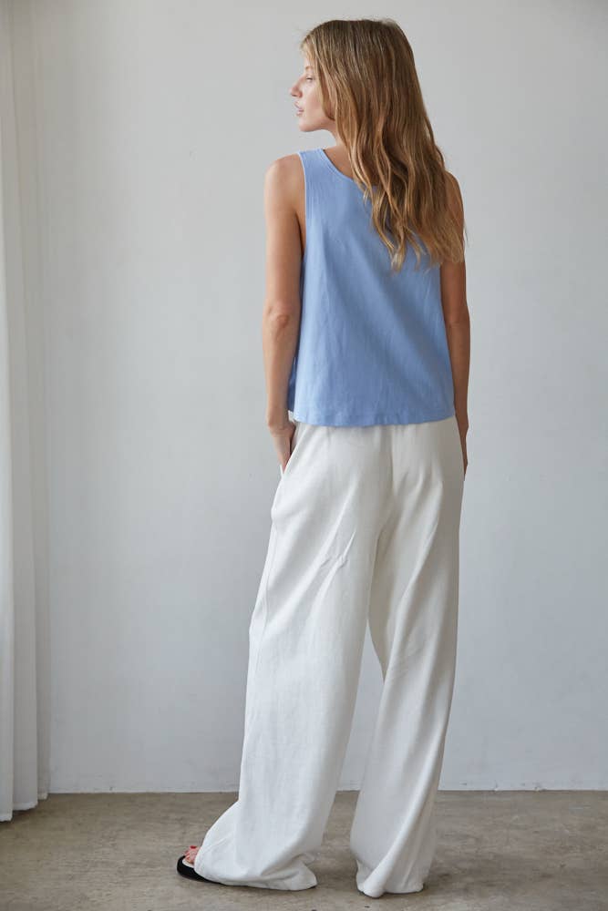 Scoop Neck Tank - Periwinkle