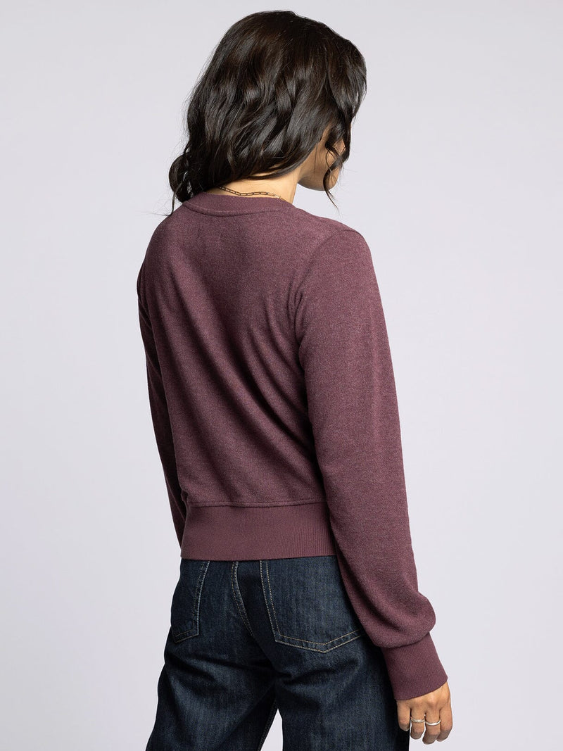 Thread & Supply • Monica Cardigan - Heather Wine