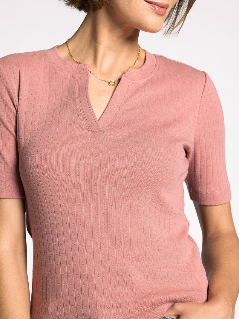 Sage Top - Misty Rose