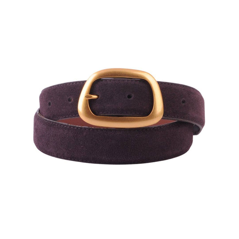Suede Belt - Chocolate