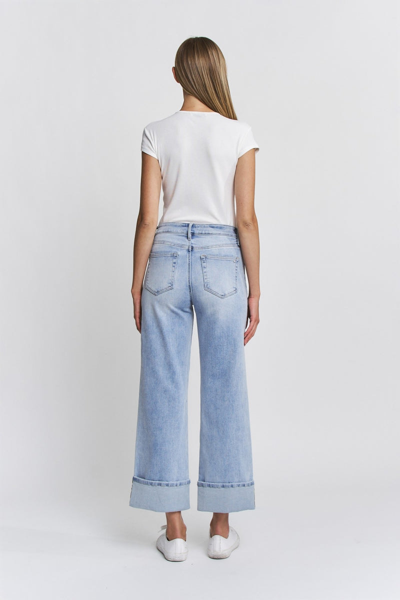 High Rise Wide Leg - Blue Dress Wash 28 High Rise Wide Leg - Blue Dress Wash 28