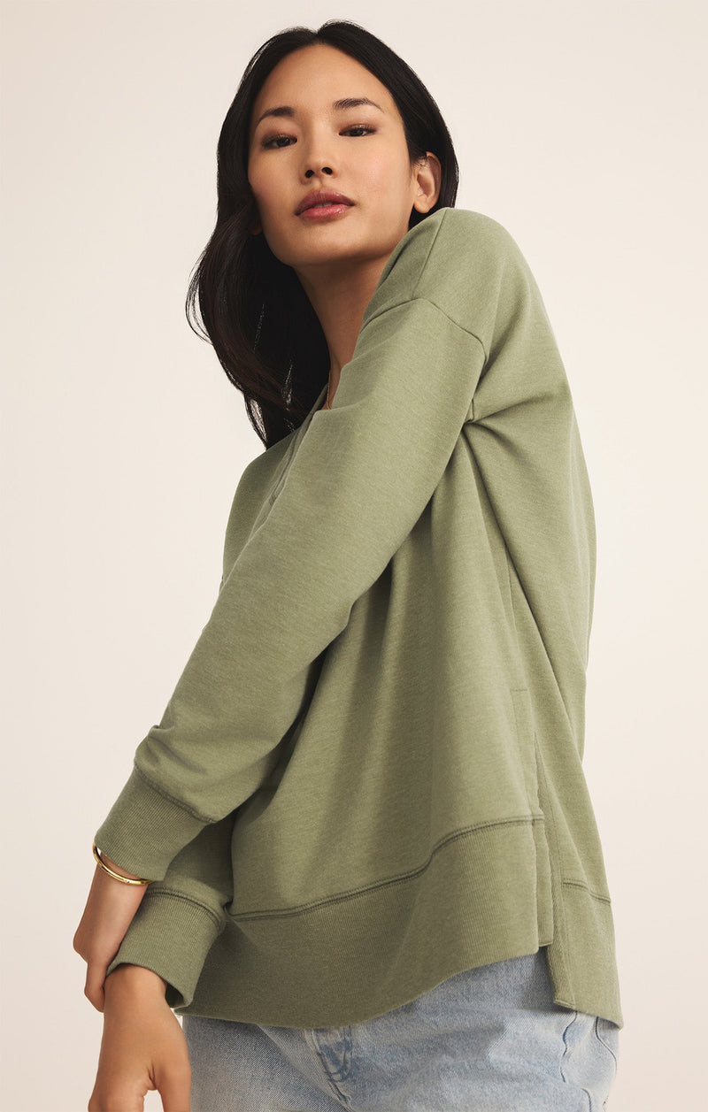 Z Supply • Modern V Neck Weekender - Avocado