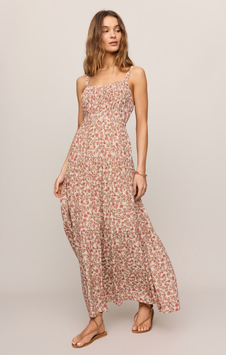 Z Supply • Mindy Floral Dress - Sandshell
