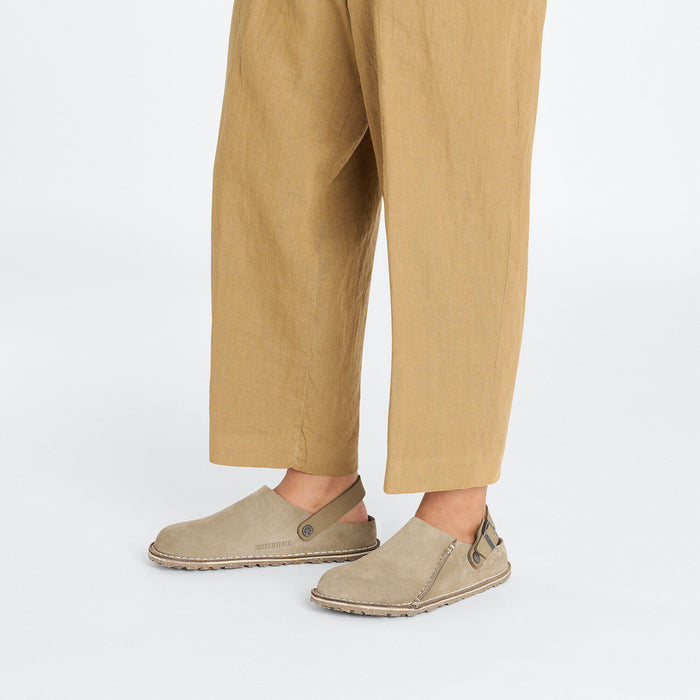 Birkenstock • Lutry Premium Suede Leather - Gray Taupe