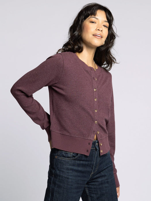Thread & Supply • Monica Cardigan - Heather Wine