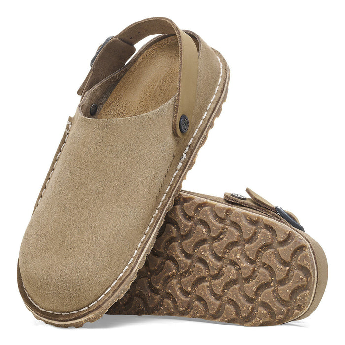 Birkenstock • Lutry Premium Suede Leather - Gray Taupe