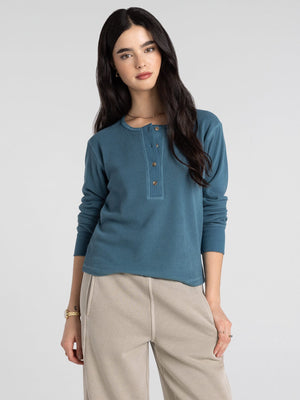 Thread & Supply • Tana Top - Mallard Blue