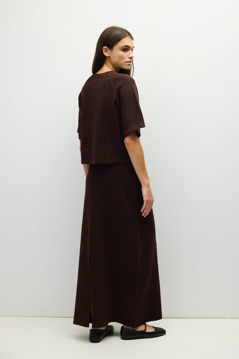 The Danica Top | Sweater Top - Brown