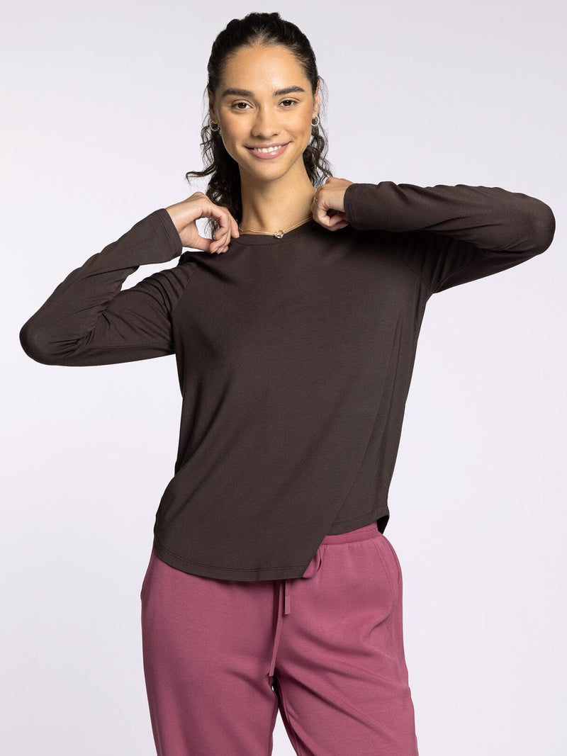 Thread & Supply • Stassia Top - Coffee Bean