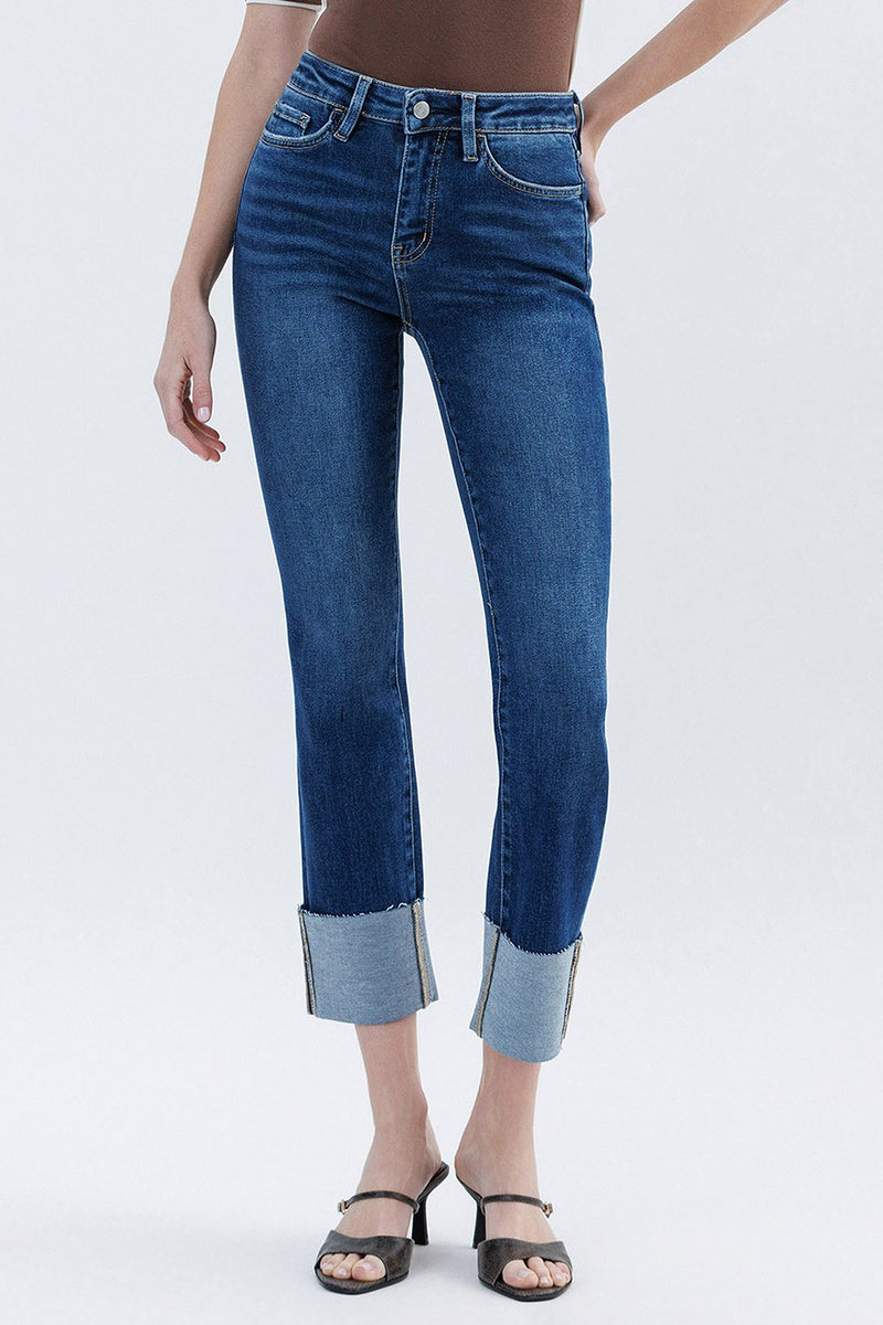 High Rise Slim Straight - Sagacity