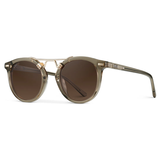 WMP Skyler Polarized Crystal Taupe Brown/Maple Brown Gradient lens