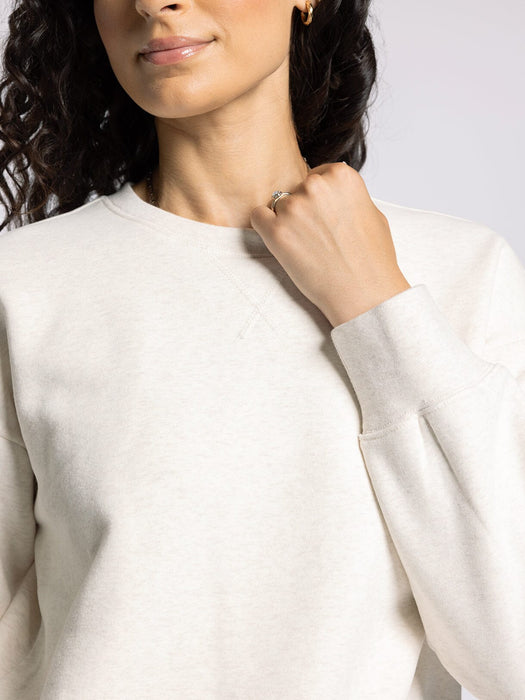 Thread & Supply • Serenity Crewneck Sweatshirt - Heather Oatmeal