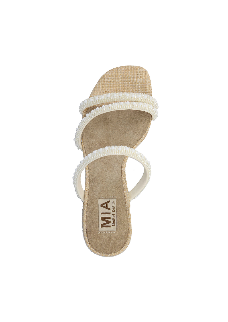 MIA • Inara Beads Heel - Bone