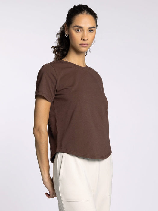 Thread & Supply • Tanya Tee - Dark Brown