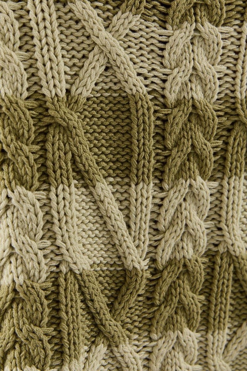 Striped Sweater - Light Green