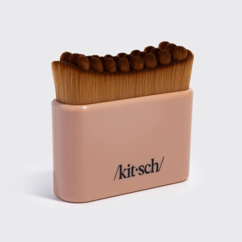 Kitsch • Lymphatic Contour Face Brush - Terracotta