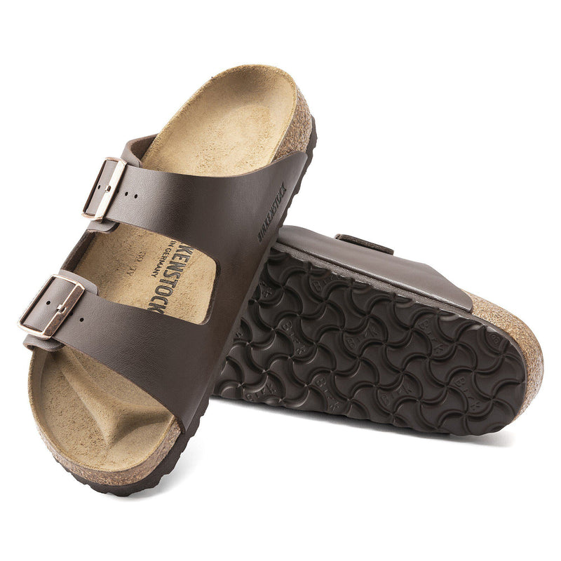 Birkenstock® • Arizona Birko-Flor (Regular Fit) - Dark Brown