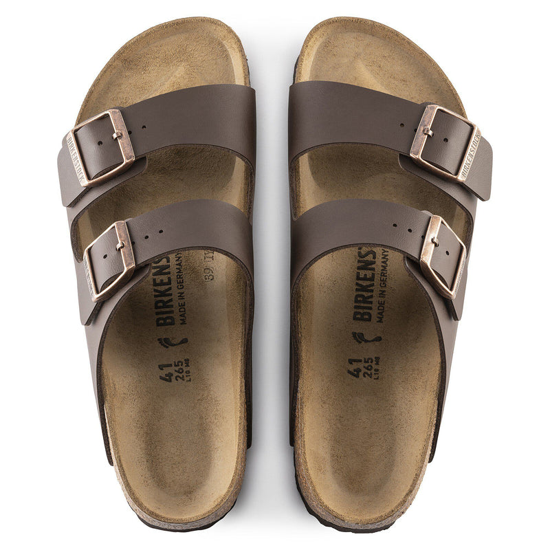 Birkenstock® • Arizona Birko-Flor (Regular Fit) - Dark Brown