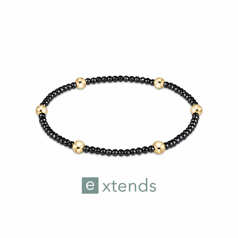 enewton Extends • Presence Faceted Hematite 2mm Bracelet