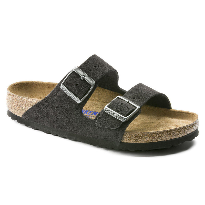 Birkenstock® • Arizona Soft Footbed Suede Leather - Velvet Gray