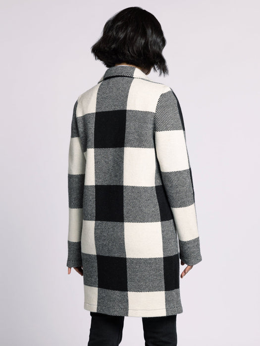 Thread & Supply • Kenzie Coat Ivory Black Plaid