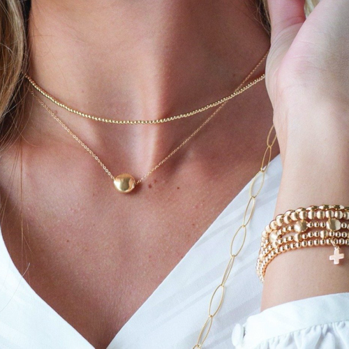 enewton • 15" Choker Classic 2mm Bead Gold