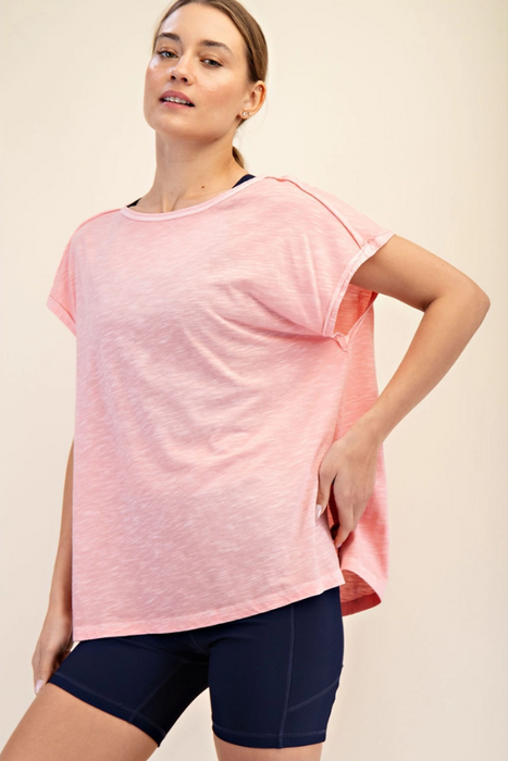 Oversized Tee - Grapefruit