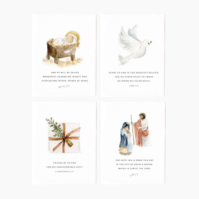 Assorted Christmas Scripture Notecards
