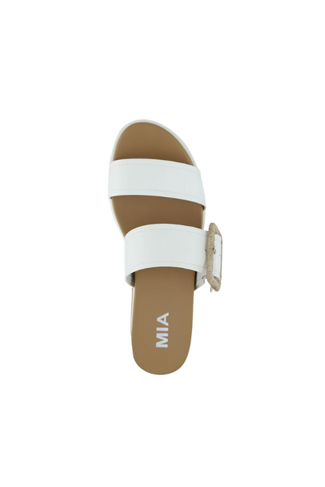 MIA • Kenzy Platform Sandals - White
