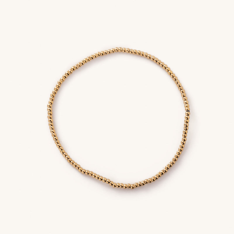 Nikki Smith Designs • Waterproof Small Gold Ball Bracelet