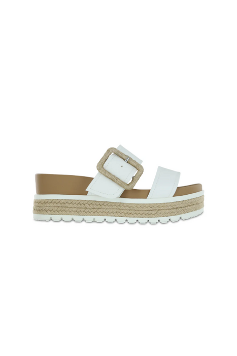 MIA • Kenzy Platform Sandals - White