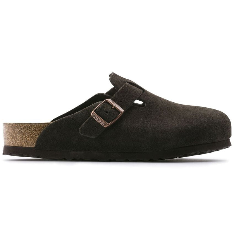 Birkenstock • Boston Soft Footbed Suede (Regular Fit) - Mocha