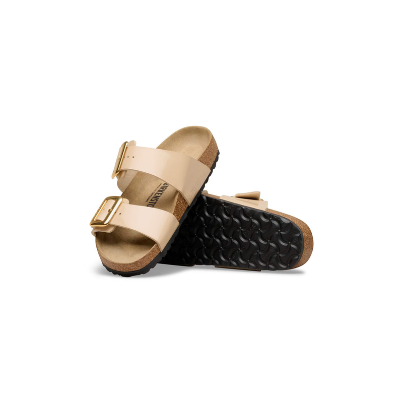 Birkenstock® • Sydney Luxe Buckle - Patent Sand (Narrow)