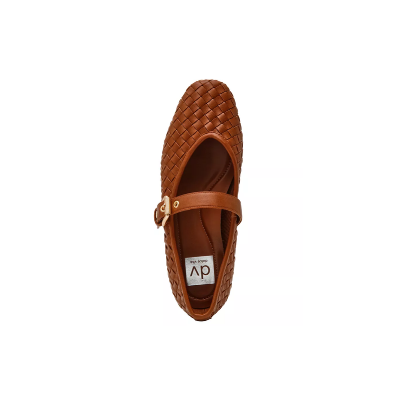 Dolce Vita • Mulaney Woven Flats - Chestnut
