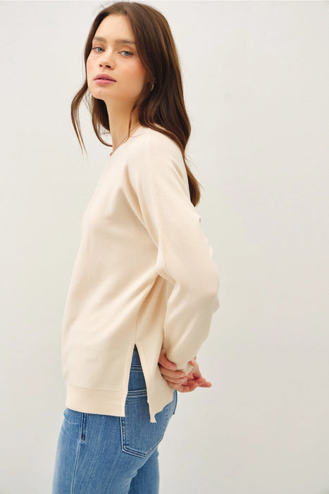 Classic Cut Sweater - Champagne