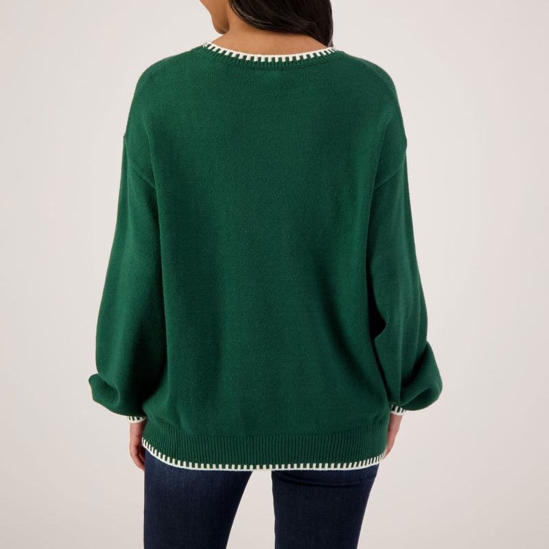 Merry Embroidered Sweater